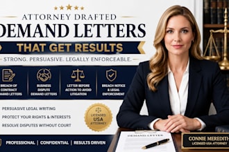 draft an attorney breach notice and formal letter before action