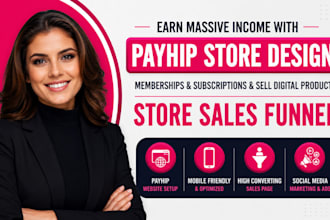 setup payhip store, payhip website, stan store, payhip online digital product
