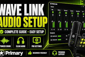 setup elgato wave link audio routing for obs streaming