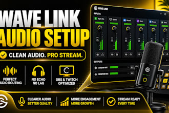 configure wave link audio routing for obs and twitch