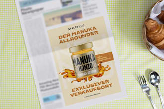 design professional print ads for newspapers and magazines