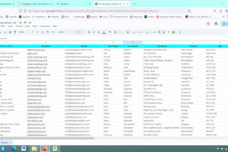 do email list building and data entry
