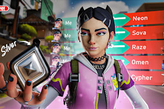 create valorant gaming youtube thumbnails