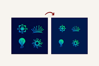 vectorize ai generated images, icons or sketches