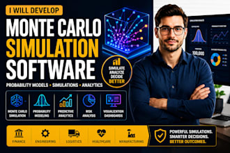 develop monte carlo simulation software probability models and analytics