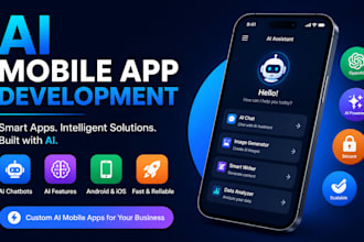 build an ai mobile app, ai app, chatbot and ai powered mobile application