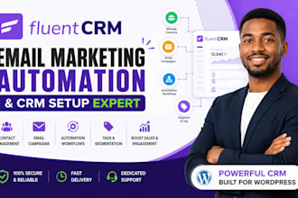 setup fluentcrm email marketing automation and wordpress CRM