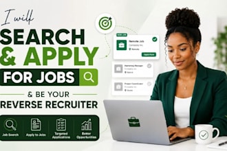 search and apply for jobs and be your reverse recruiter