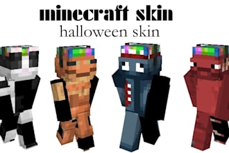 create a custom minecraft halloween skins spooky minecraft pumpkin characters