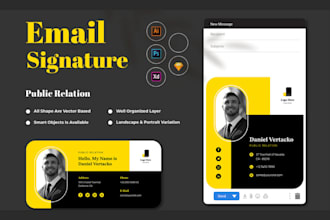 custom responsive clickable html email signature microsoft outlook gmail apple