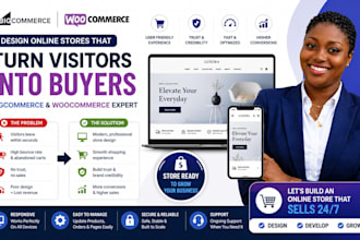 design bigcommerce online store woocommerce ecommerce website online shop