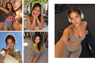create an ai influencer ai avatar ai girl ai model and custom content for social