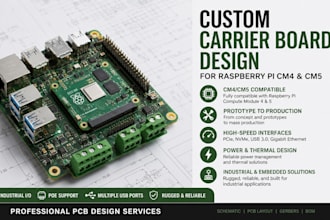 design pcb carrier board led driver stepper servo motor control plc programming