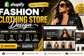 create shopify clothing store shopify fashion website clothing brand store