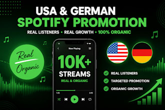 usa spotify music promotion german spotify promotion