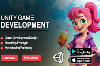 develop a unity mobile game for android and ios
