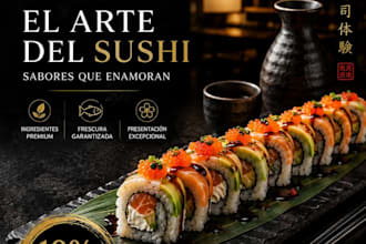 create premium restaurant and food advertising designs with ai