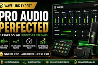 optimize elgato wave link audio for studio quality live streaming