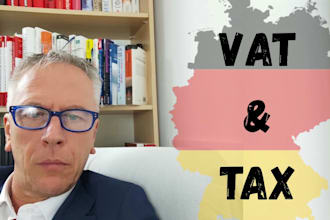 be your german tax advisor for vat, tax returns, income tax and elster filing