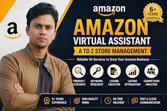 amazon fba VA for product research and listing
