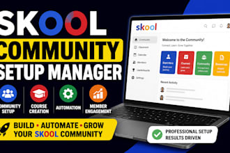 setup skool community setup skool community manager online community course