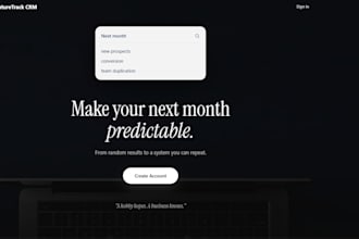 build a custom CRM or business web application