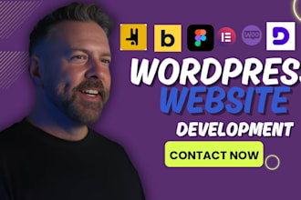 develop wordpress website with brick,breakdance and divi builder