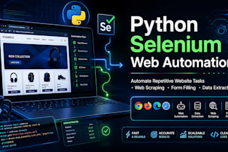 automate website tasks using python selenium web automation
