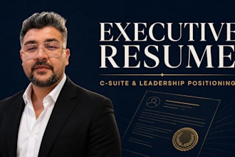 write an executive resume for c level and senior management roles