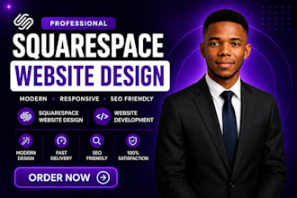 build squarespace website design , design or redesign squarespace landing