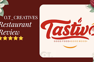 design a modern restaurant logo and food brand identity