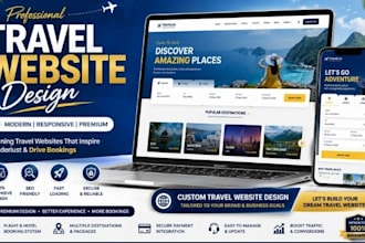 design a travel agency website with tour booking in wordpress