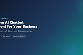 build a custom ai chatbot or agent for your business