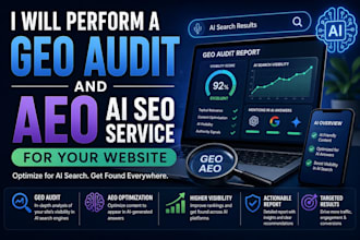 perform a GEO audit and aeo ai SEO service for your website