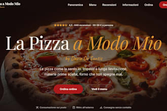 develop a modern website for you