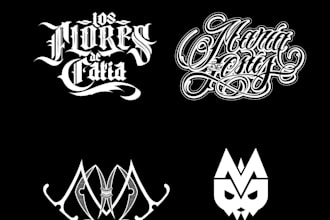 do typography and streetwear logo branding