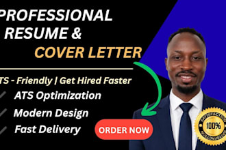 write an ats friendly executive resume, CV, and linkedin