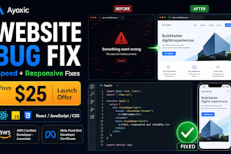 fix website bugs and improve speed or responsive design