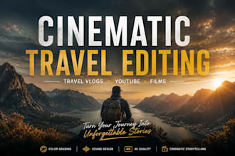 cinematic travel video editing