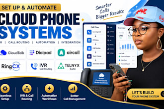 cloudtalk phone dialpad aircall ringcx IVR call routing automation telnyx suite