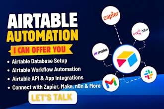 build airtable automation, workflow, integration and database setup