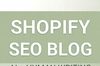 write SEO blog post for shopify store to rank on google