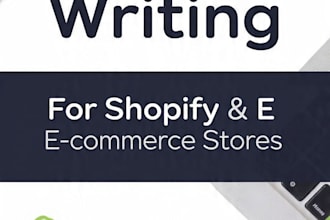 write seo blog posts for shopify and e commerce stores