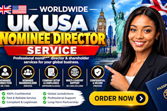 provide UK nominee director service, UK company registration