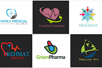 do medical, healthcare and pharmaceutical logo design