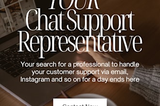 provide professional live chat customer support