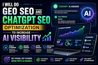 do GEO and chatgpt SEO optimization to increase ai visibility