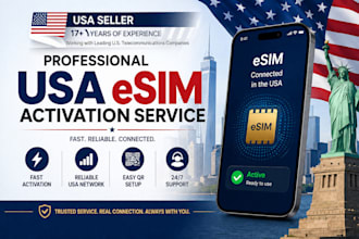 activate reliable USA esim for unlimited text messages