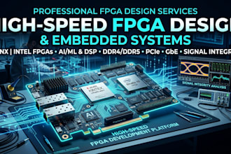 design fpga pcb, xilinx, intel fpga, ddr4 ddr5 and ai accelerator hardware