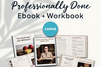 design ebook, canva workbook, lead magnet, PDF ebook and KDP book formatting